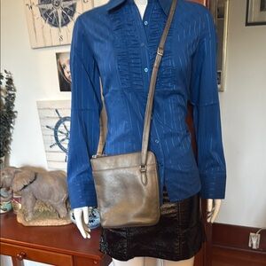 Derek Alexander Elegant silver Crossbody Bag